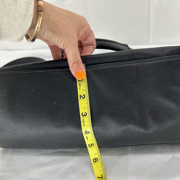 Betsey Johnson Floral Bow Satchel Handbag Black Women's Casual Bag NWOT - Picture 12 of 12